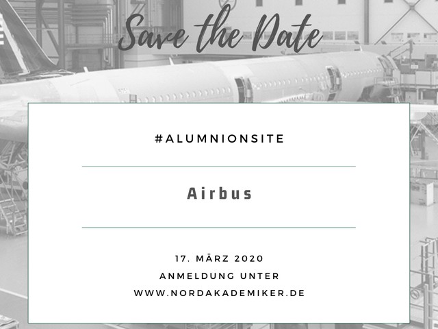 AlumniOnSite I Airbus 2020 - Absage (Corona)