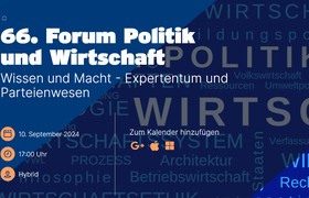 Forum Politik und Wirtschaft mit Dr. G. Bachmann